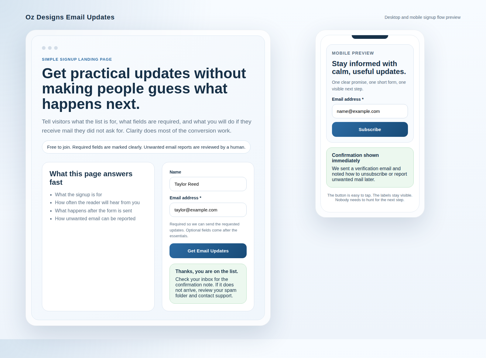Website homepage mockup showing logo and button color options on light, dark, and busy backgrounds